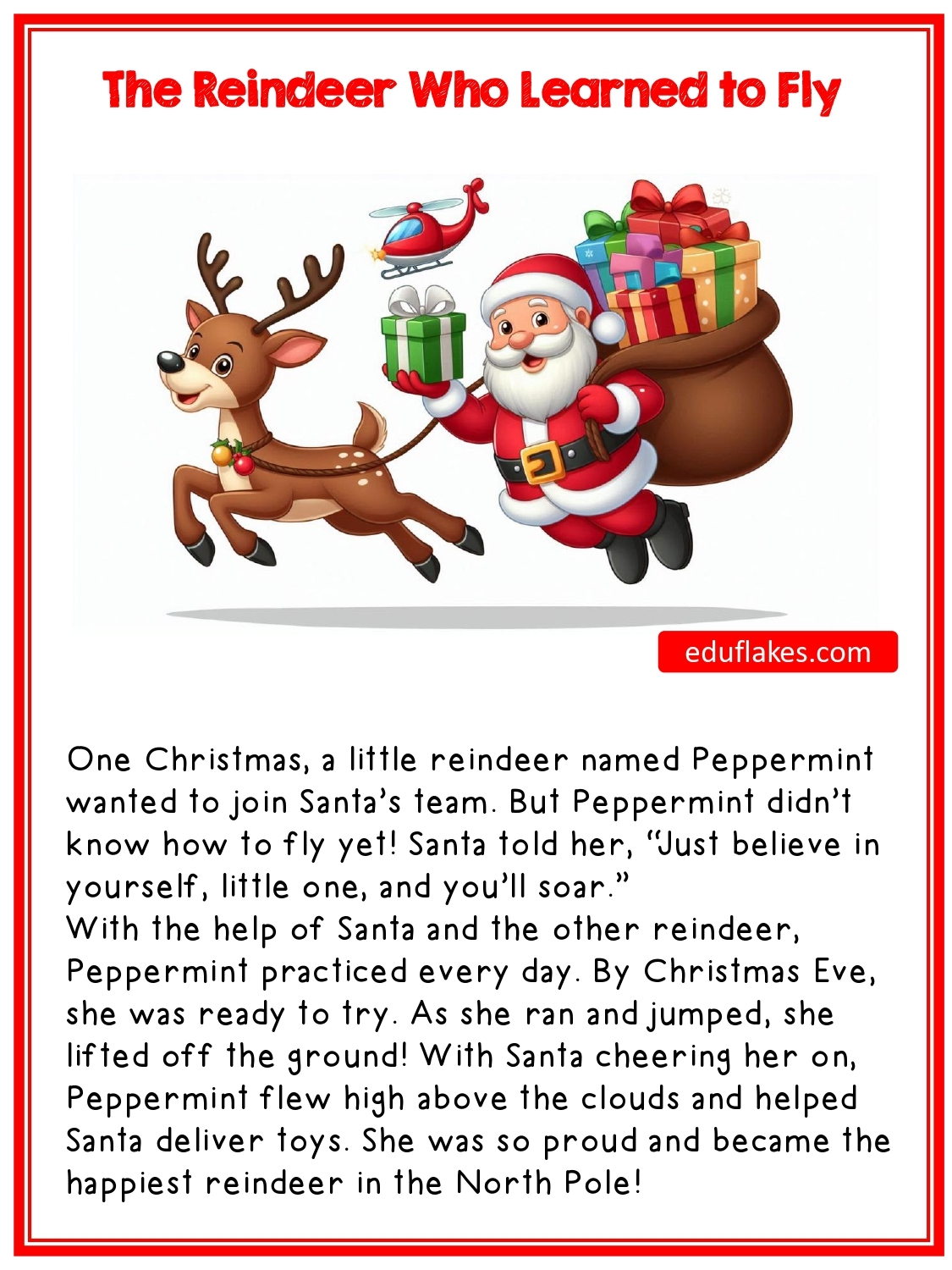 10 Kindergarten Christmas Bedtime Stories Free PDF Eduflakes