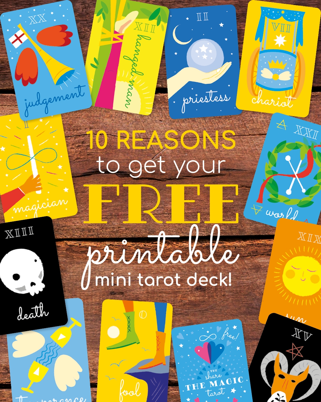 10 Reasons To Download This Free Mini Printable Tarot Deck Today 