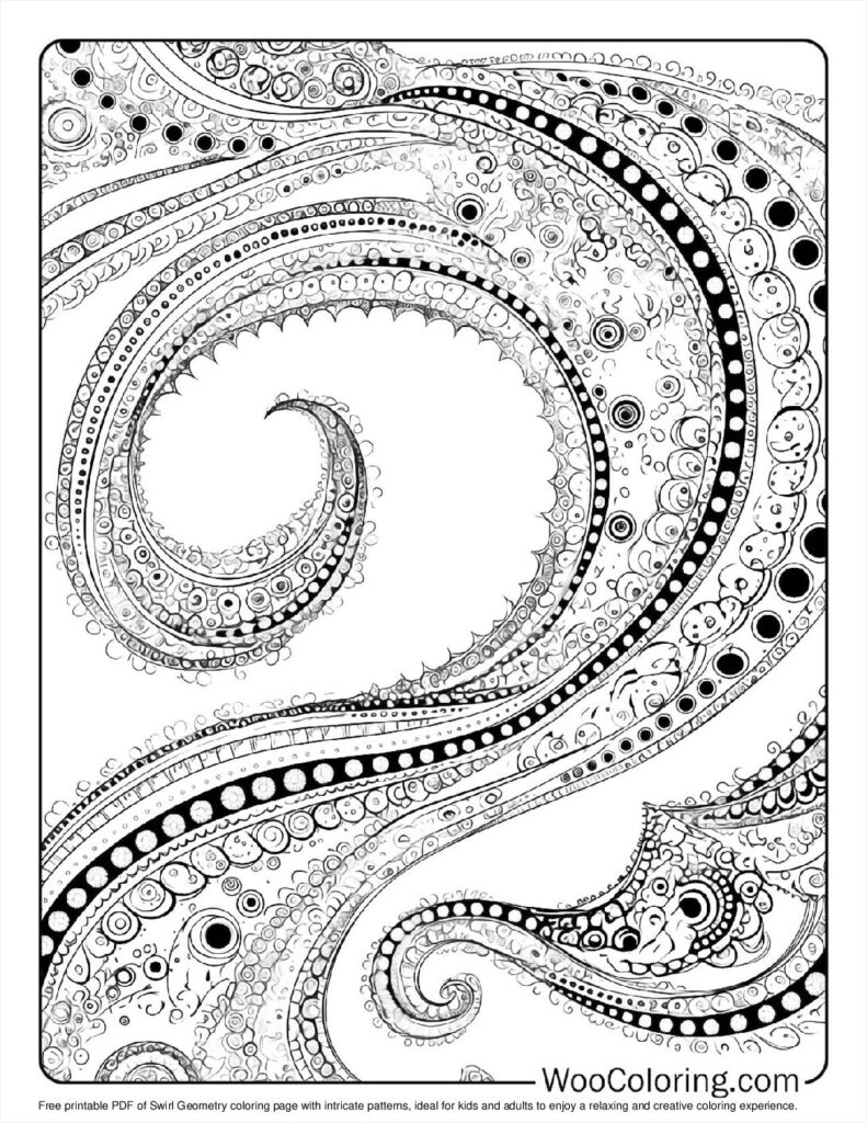 100 Geometric Coloring Pages Free PDF To Print Woo Coloring