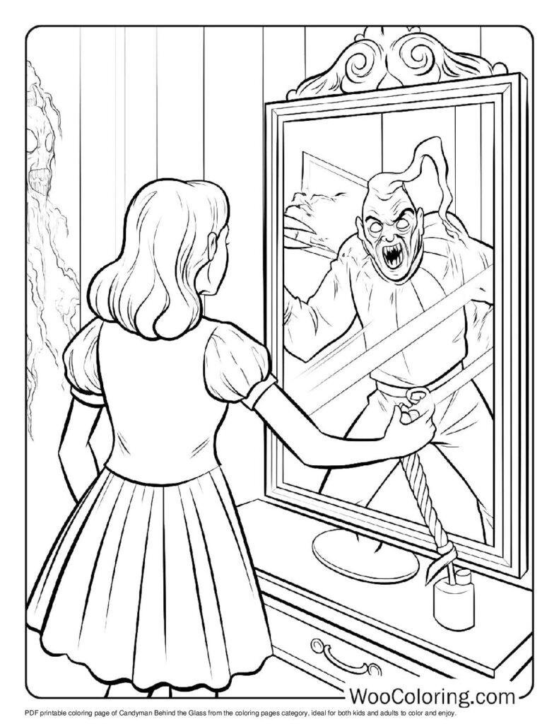 Free Printable Horror Coloring Pages