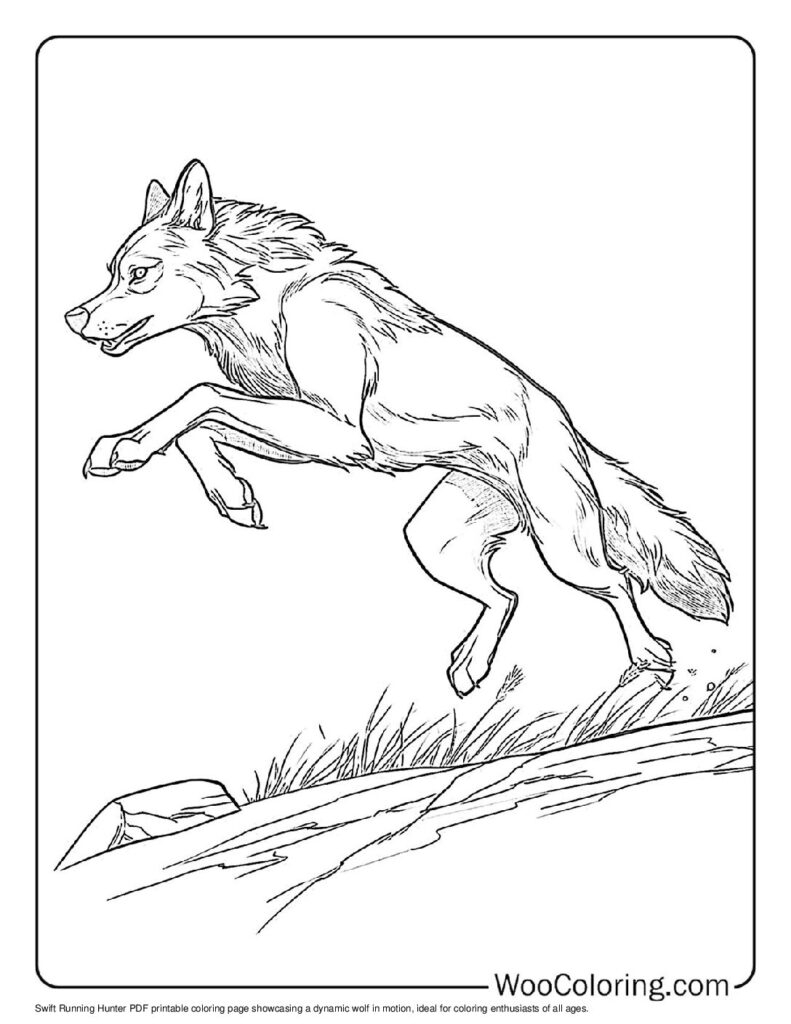 Free Printable Wolf Coloring Pages