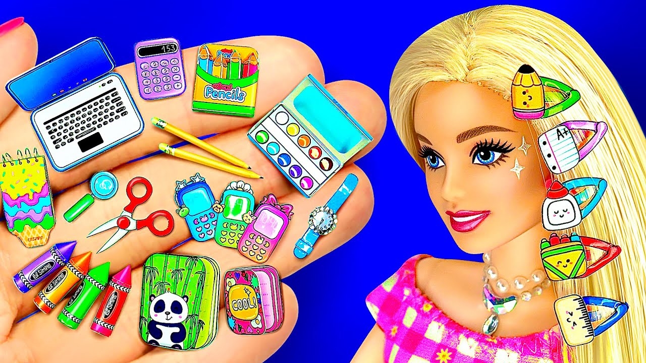Barbie Doll Printables For School