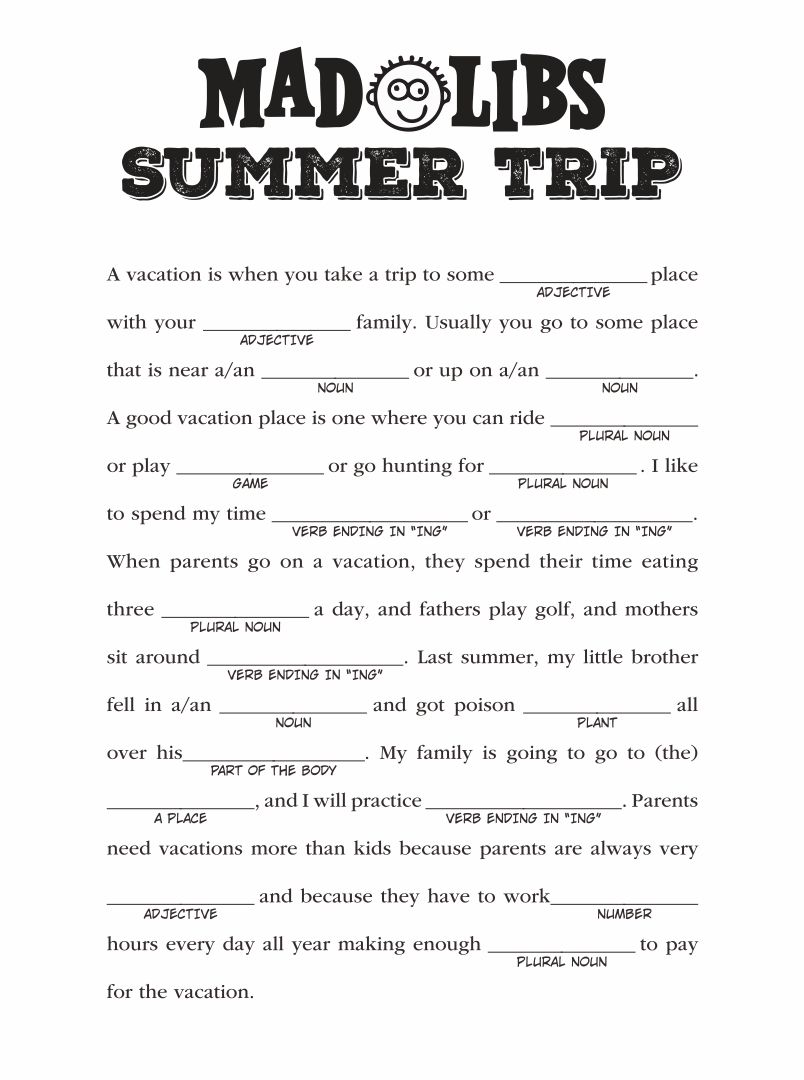 16 Mad Libs Ideas Mad Libs Lib Printable Mad Libs