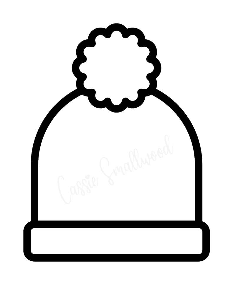 17 Cute Winter Hat Templates And Coloring Pages Cassie Smallwood