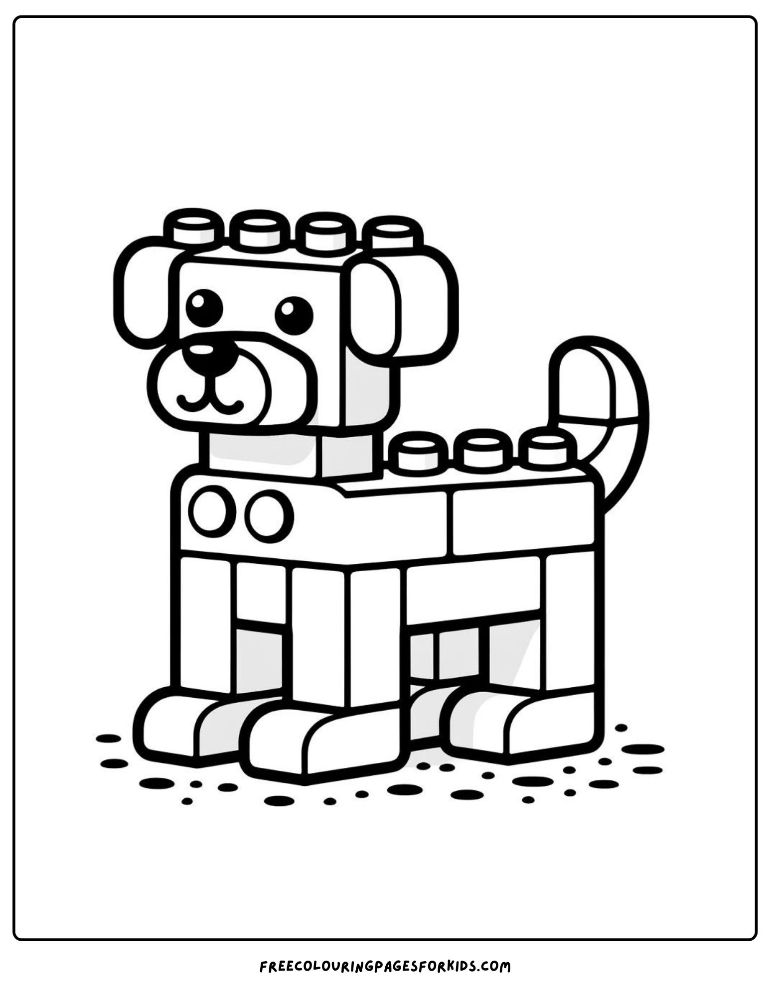 Lego Blocks Coloring Pages Printable