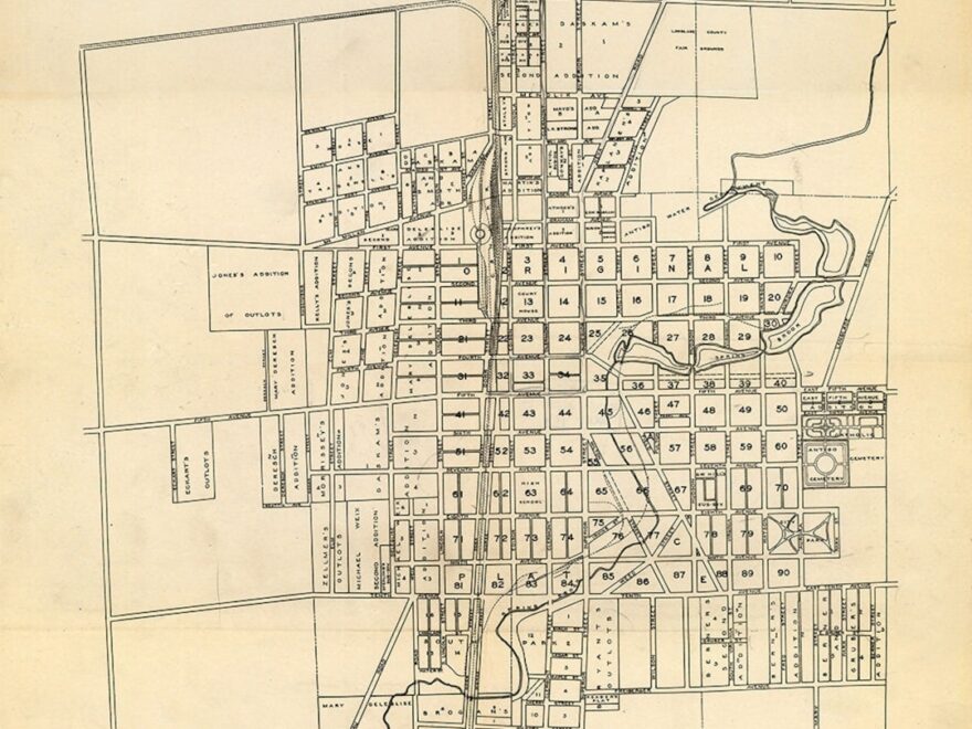1926 City Map Of Antigo Wisconsin Etsy