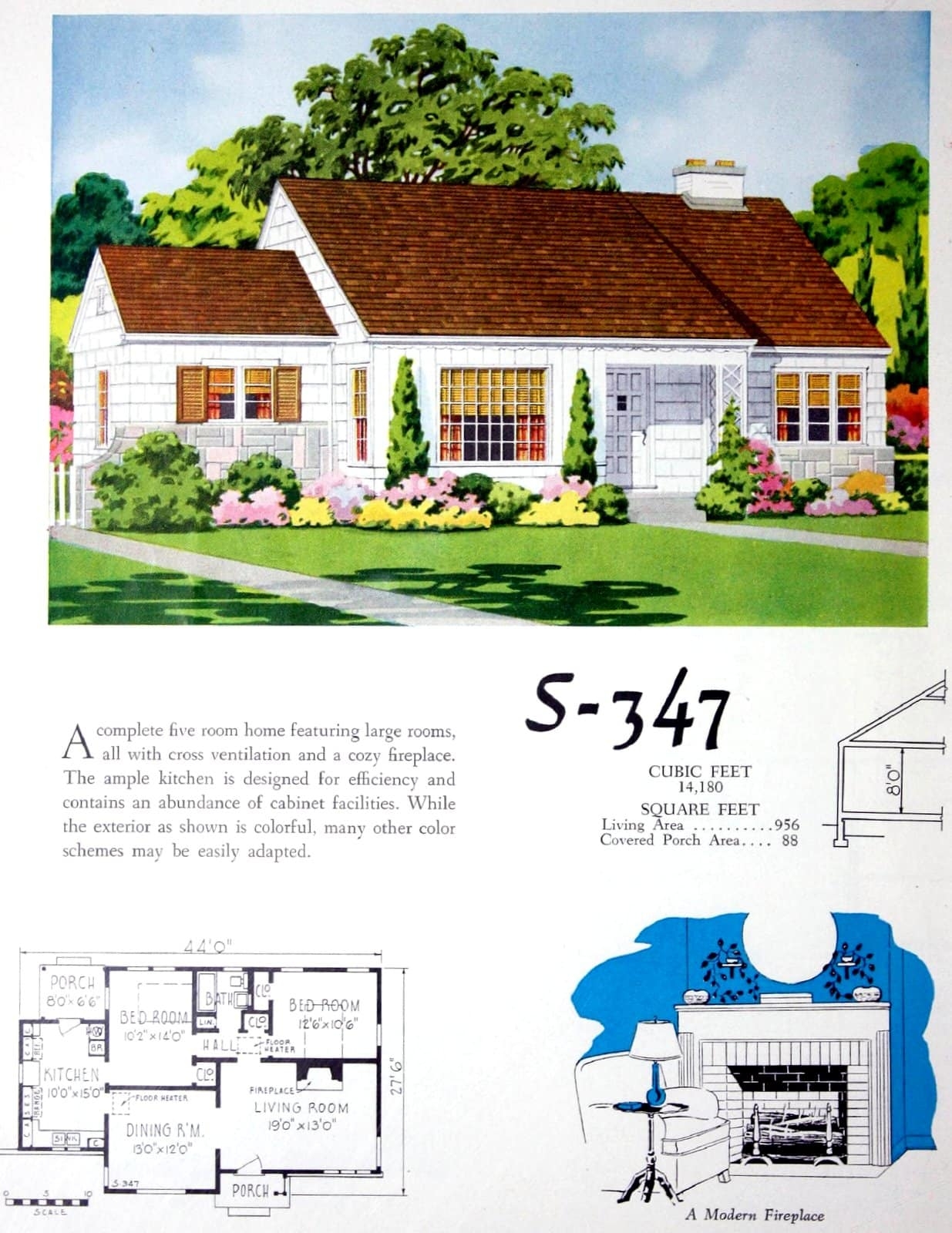 1940s House Plans These Vintage Starter Home Designs Were Small But Beautiful Click Americana