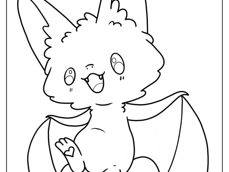 20 Bat Coloring Pages Free PDF Printables