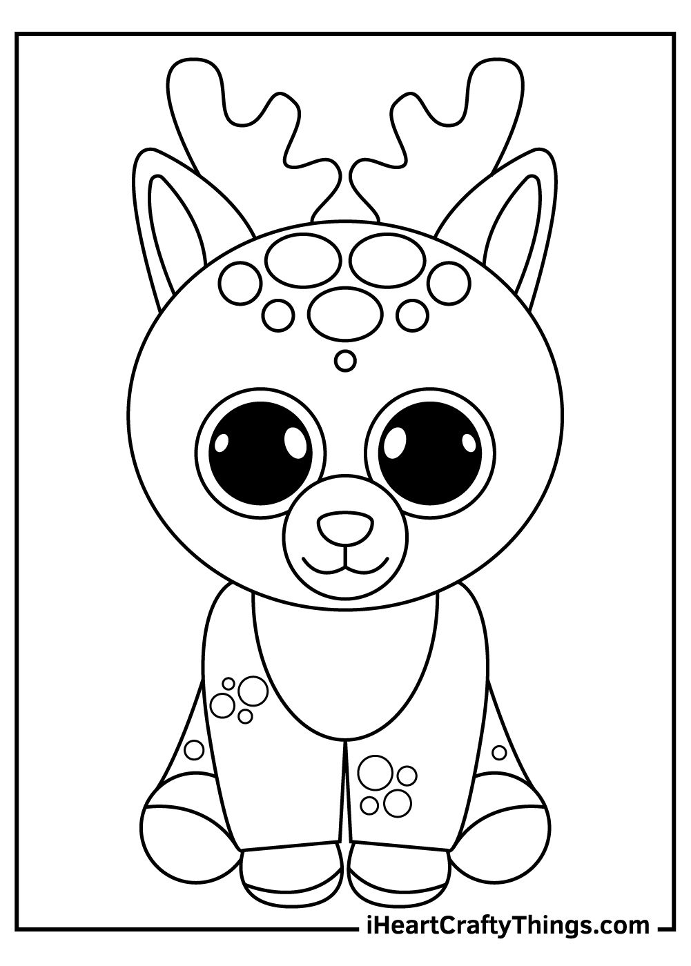 Printable Beanie Boo Coloring Pages