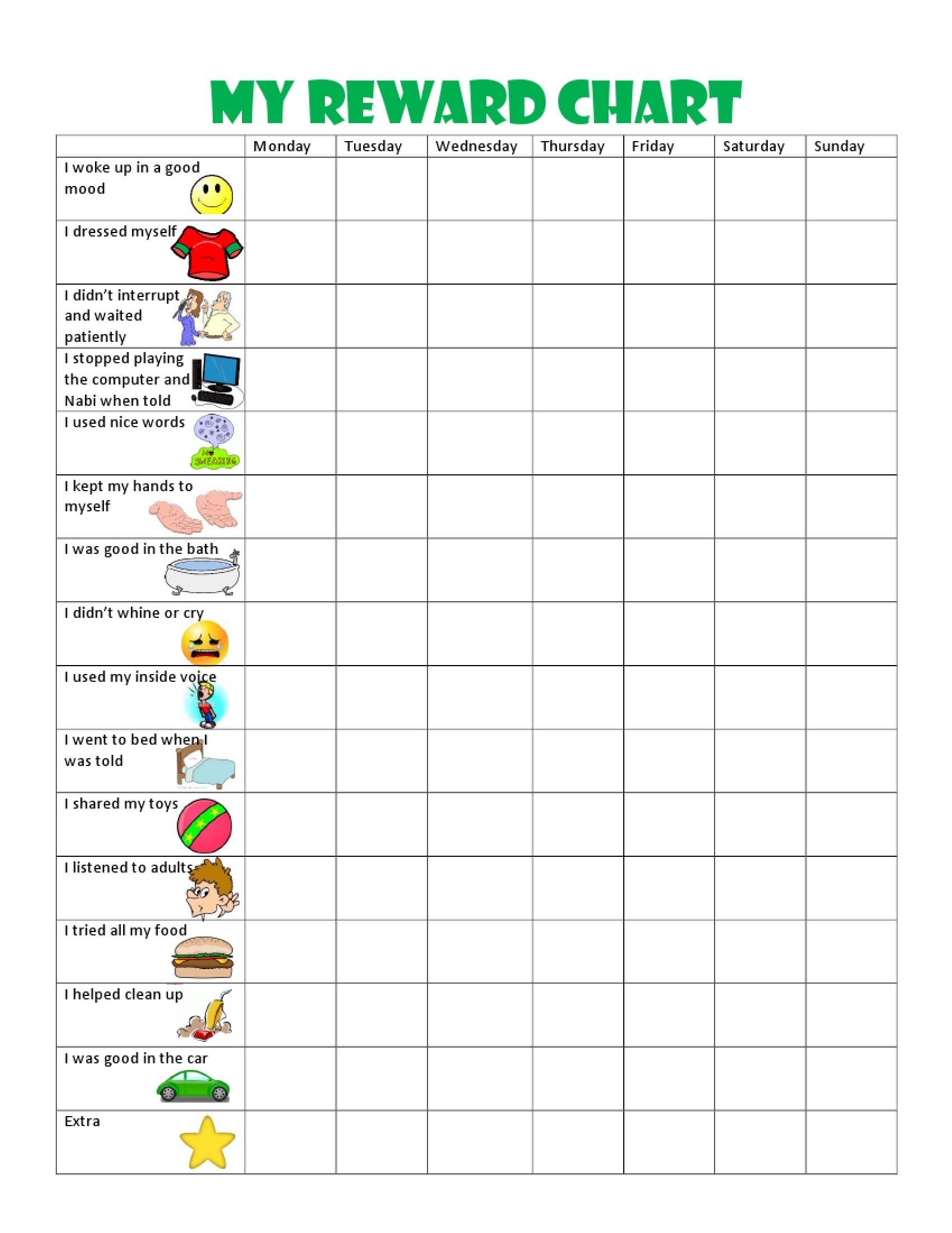20 Behavior Chart Ideas Behaviour Chart Behavior Charts For Kids