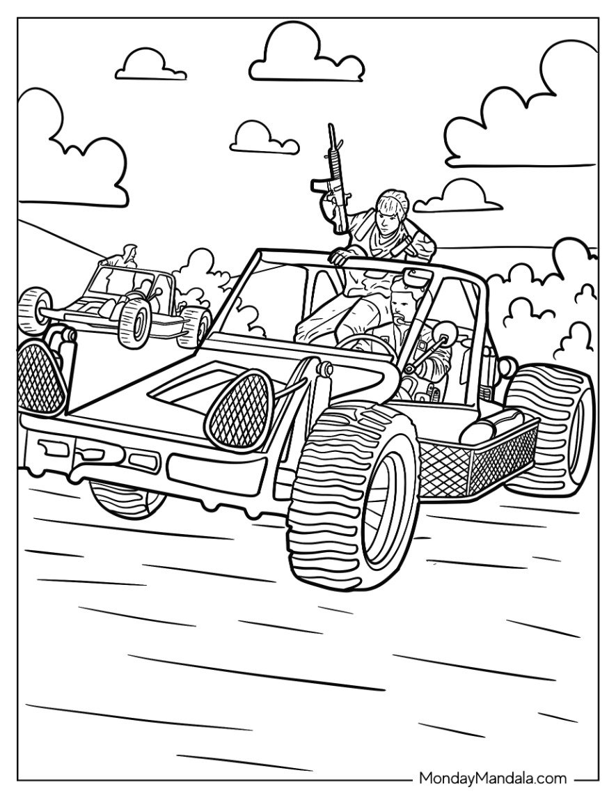 Call Of Duty Coloring Pages Helmet Printable