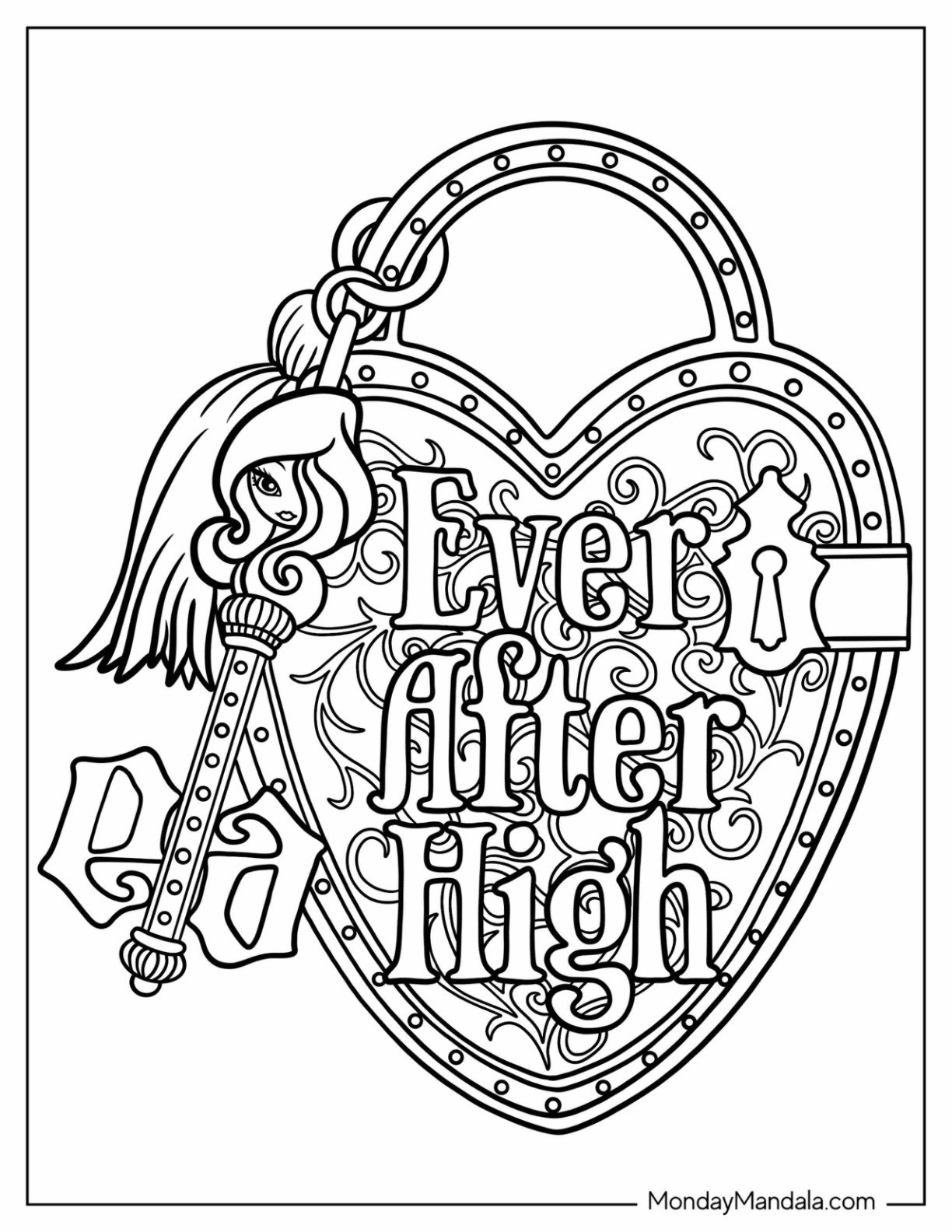 Ever After High Free Printable Coloring Pages