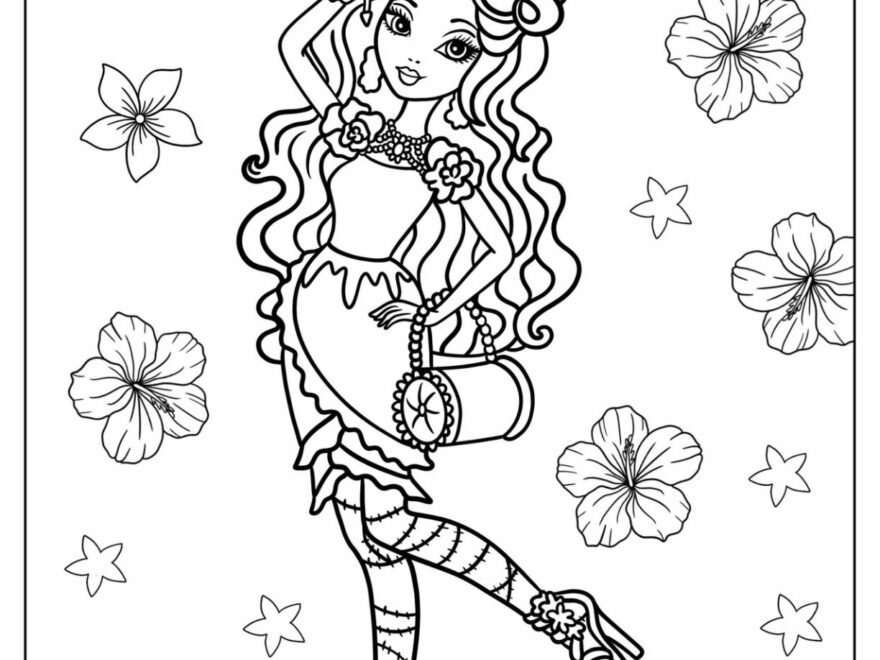20 Ever After High Coloring Pages Free PDF Printables