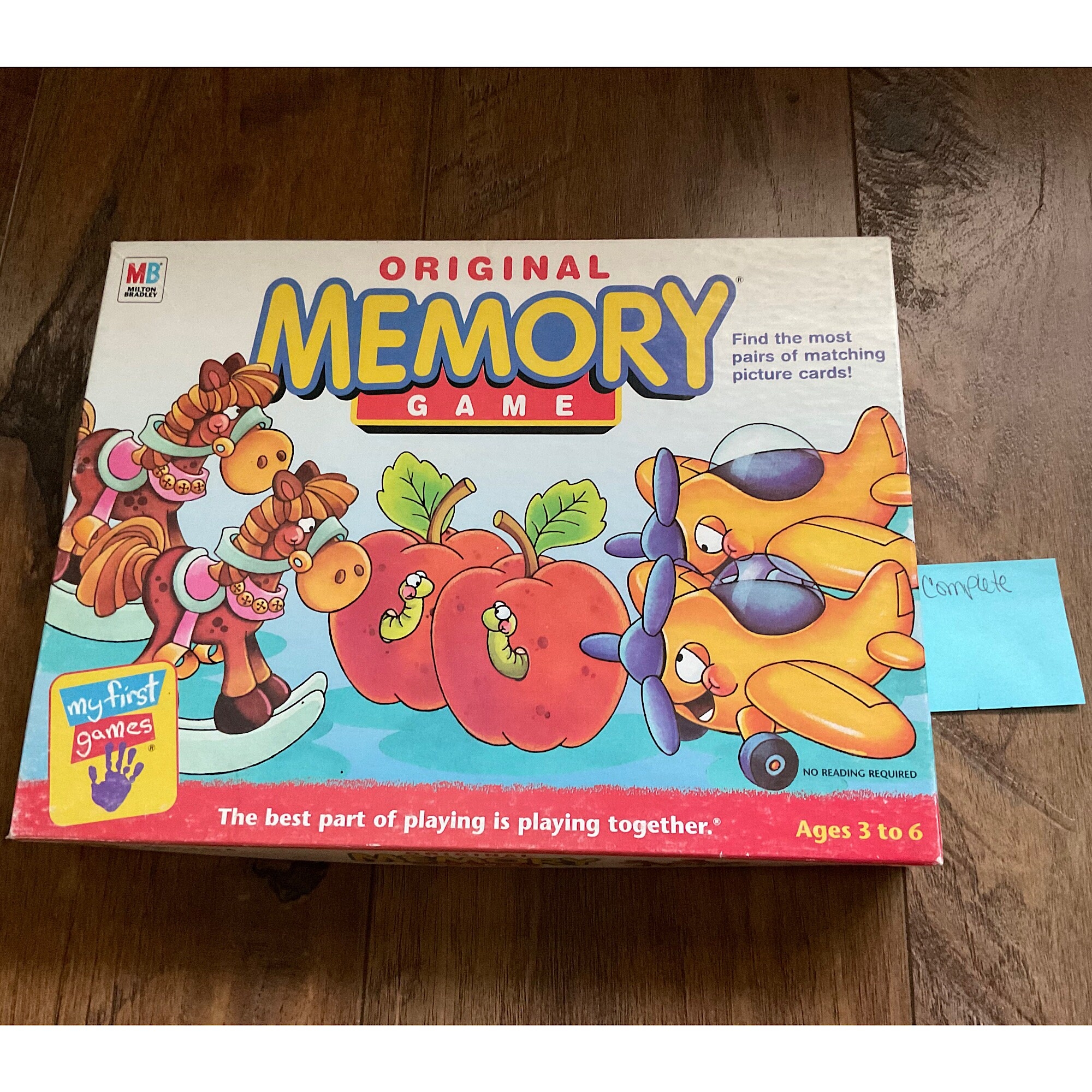 2001 Milton Bradley Original Memory Game Complete Etsy