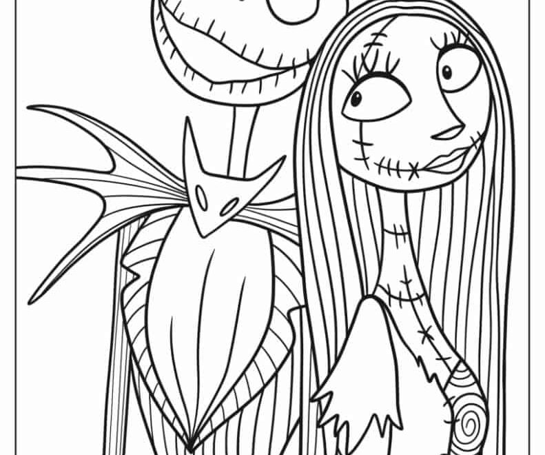 22 Nightmare Before Christmas Coloring Pages Free PDFs