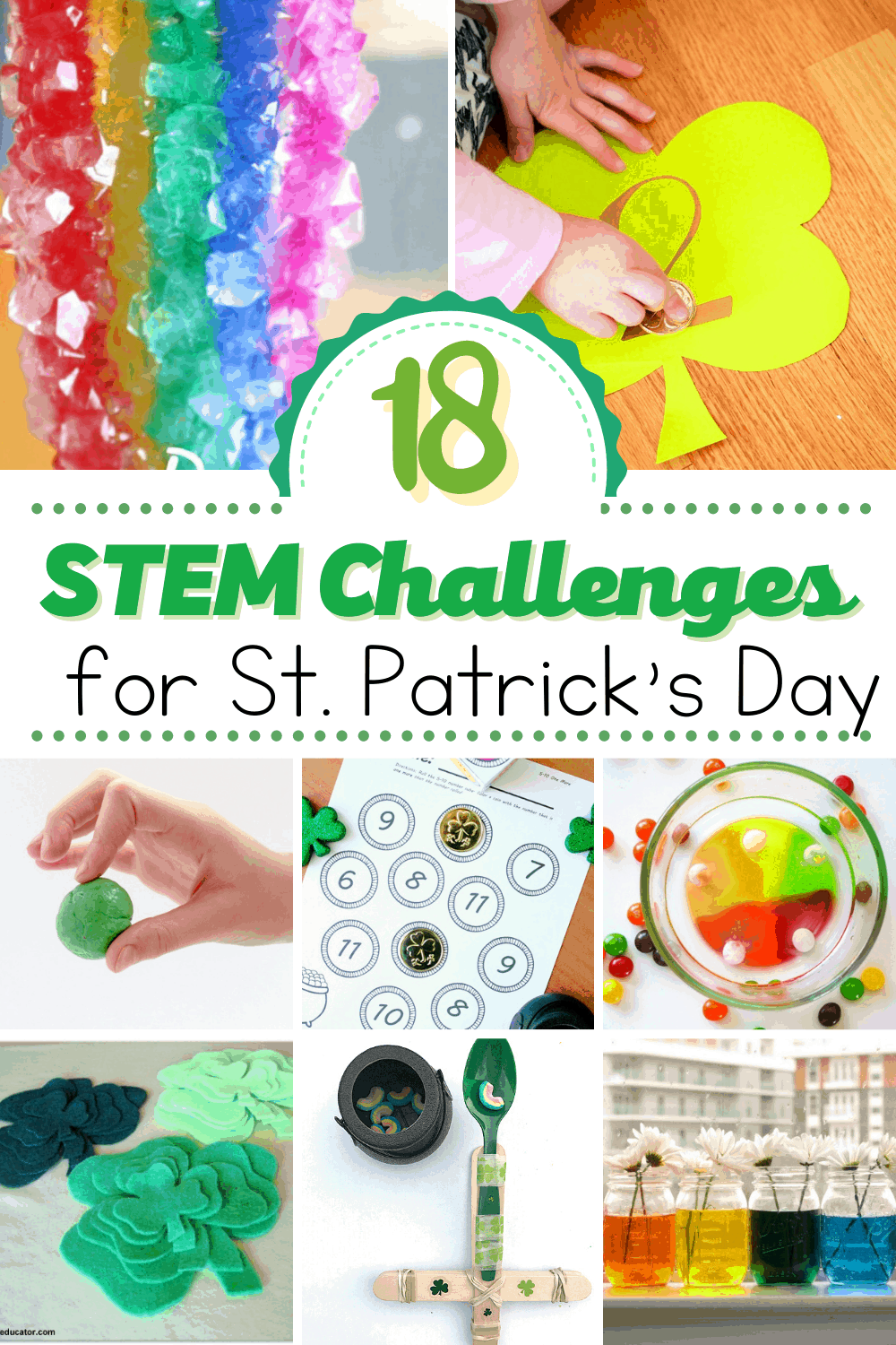Free Printable St Patricks Day Stem Projects