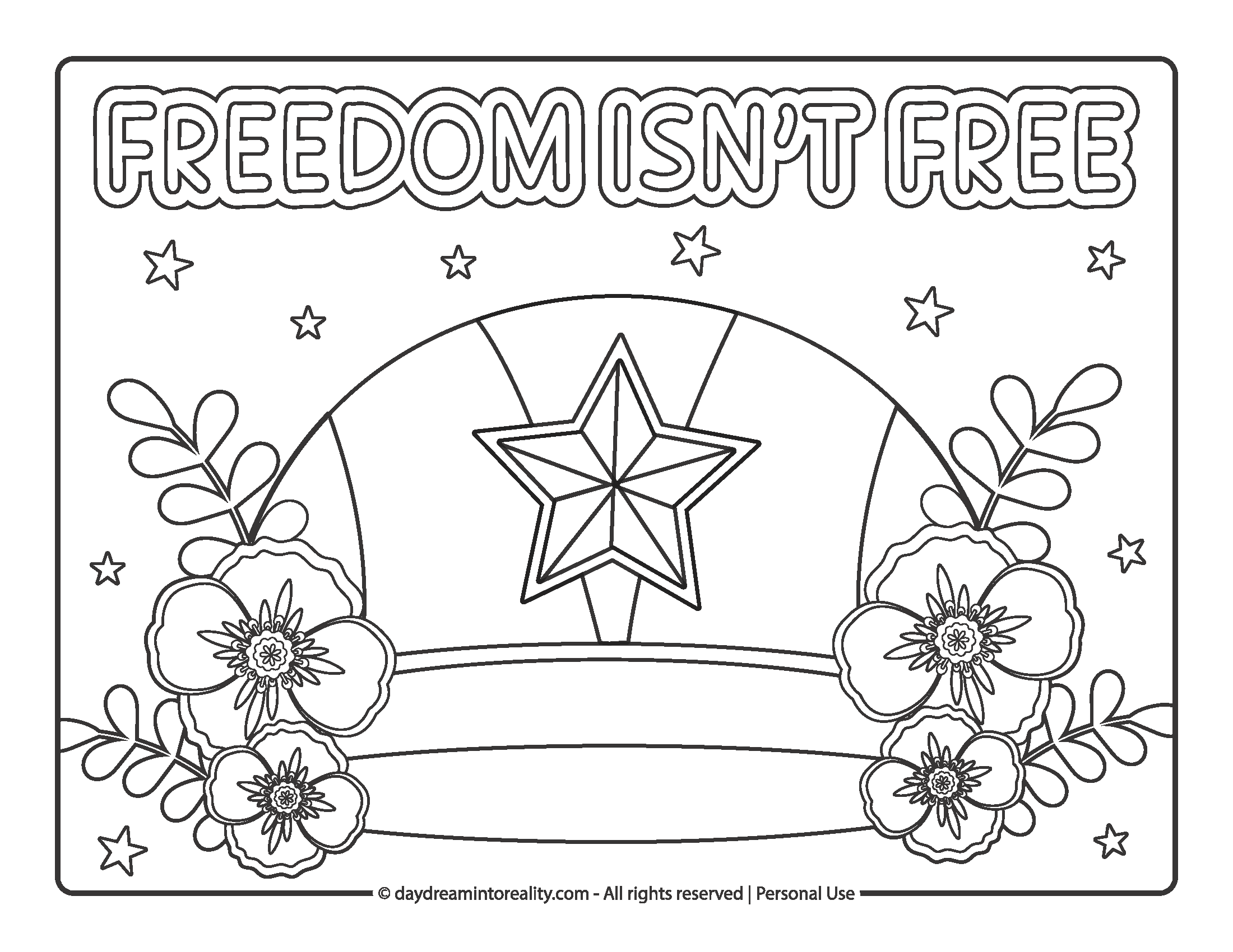 Memorial Day Coloring Pages Free Printable