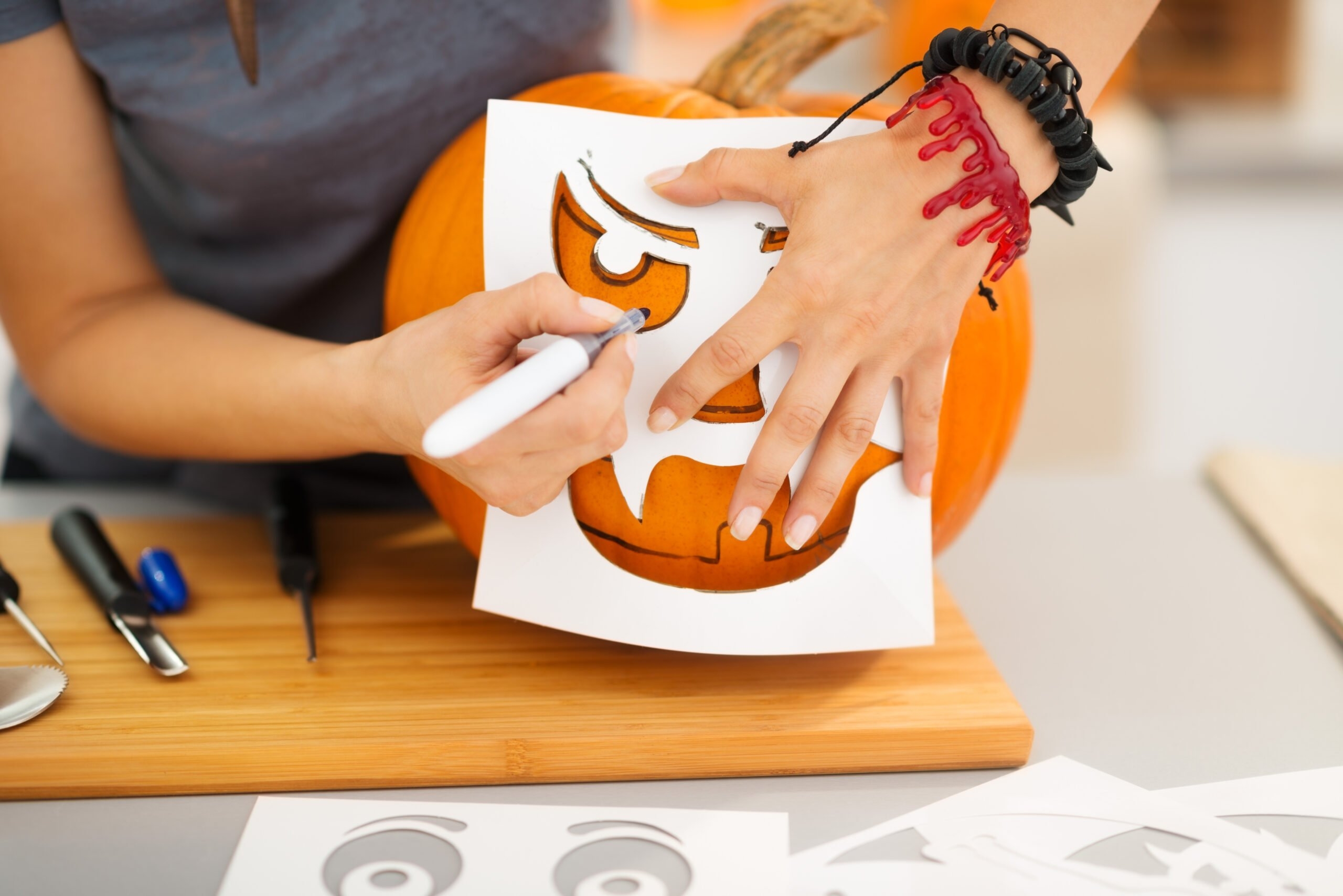 30 Free Printable Pumpkin Carving Stencils Nikki s Plate