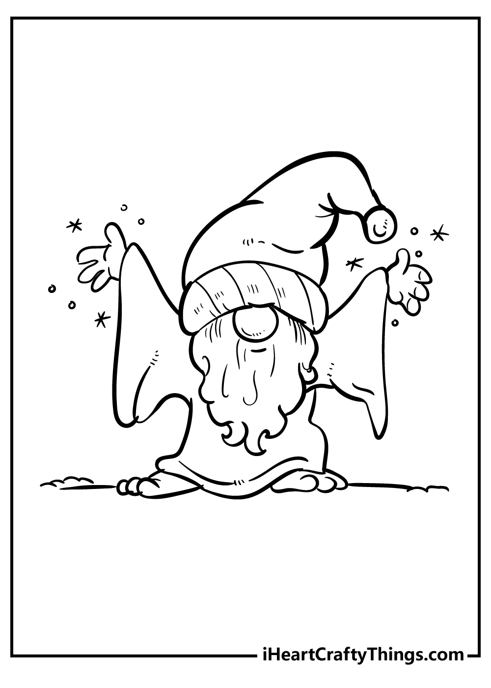 30 Gnomes Coloring Pages 100 Free Printables 