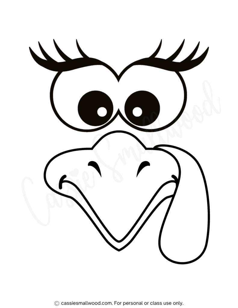 31 Cutest Turkey Templates Cassie Smallwood