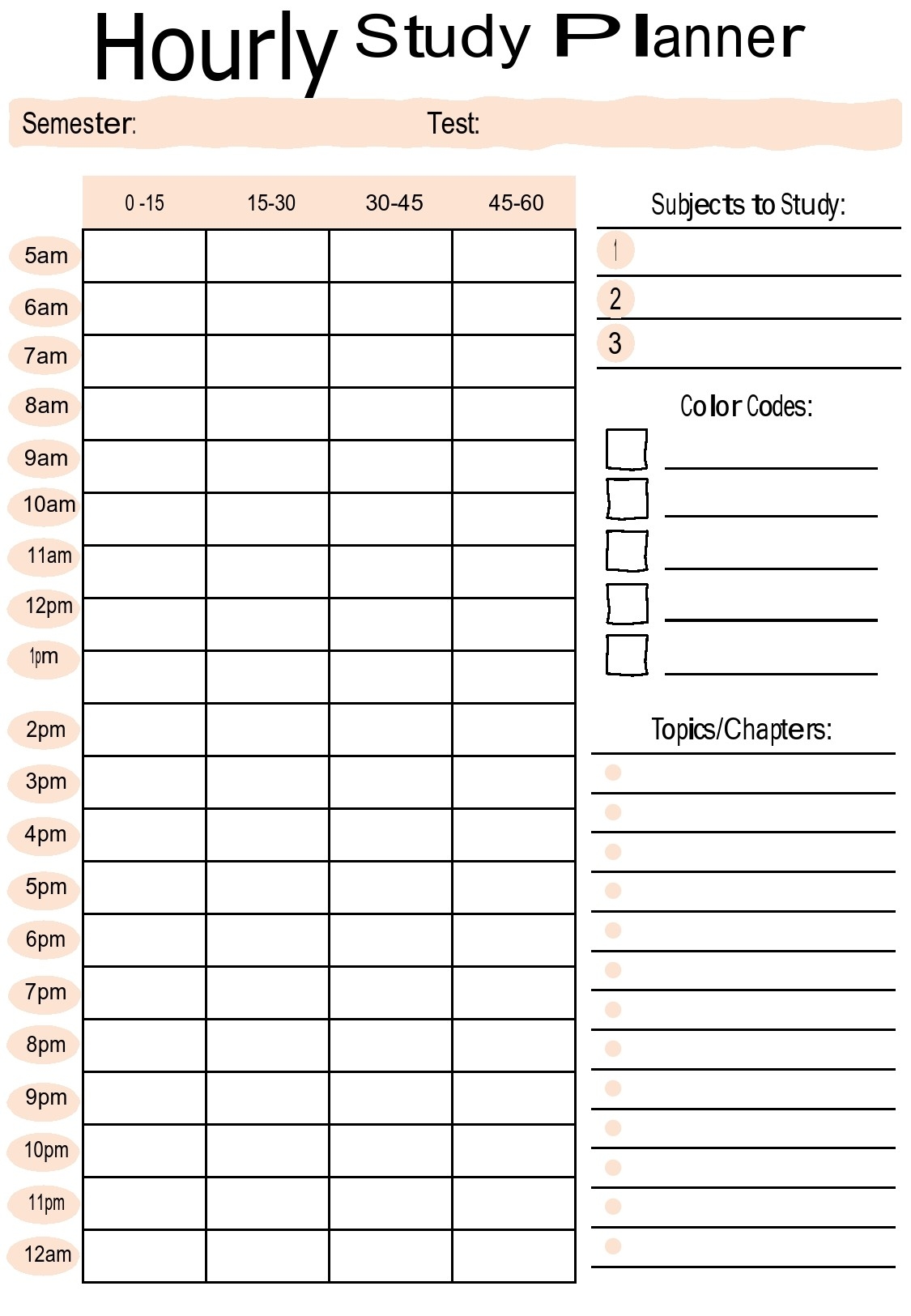 42 Useful Study Plan Templates Word Excel TemplateLab