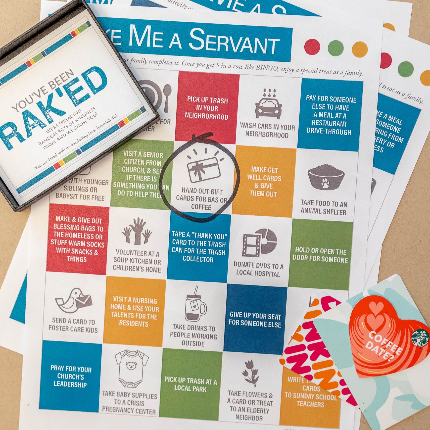 Random Acts Of Kindness Cards Free Printable