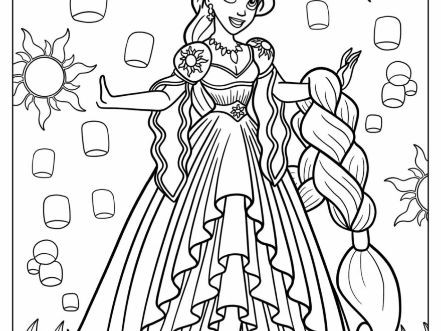 500 Princess Coloring Pages Free PDF Printables