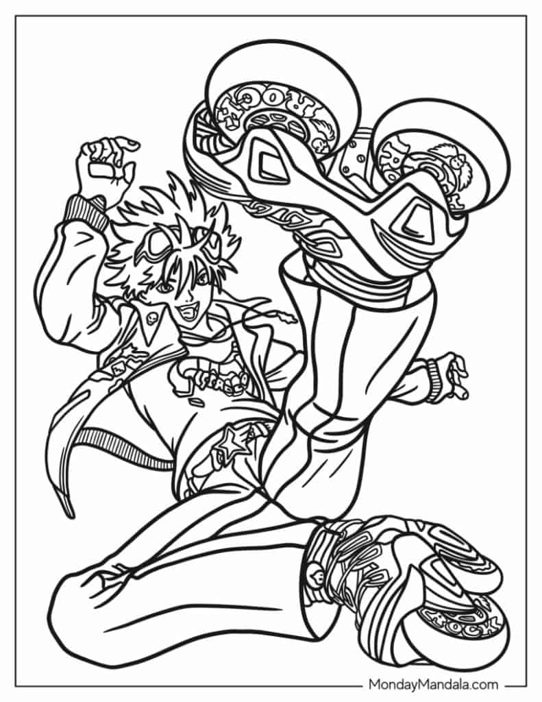54 Anime Coloring Pages Free PDF Printables 