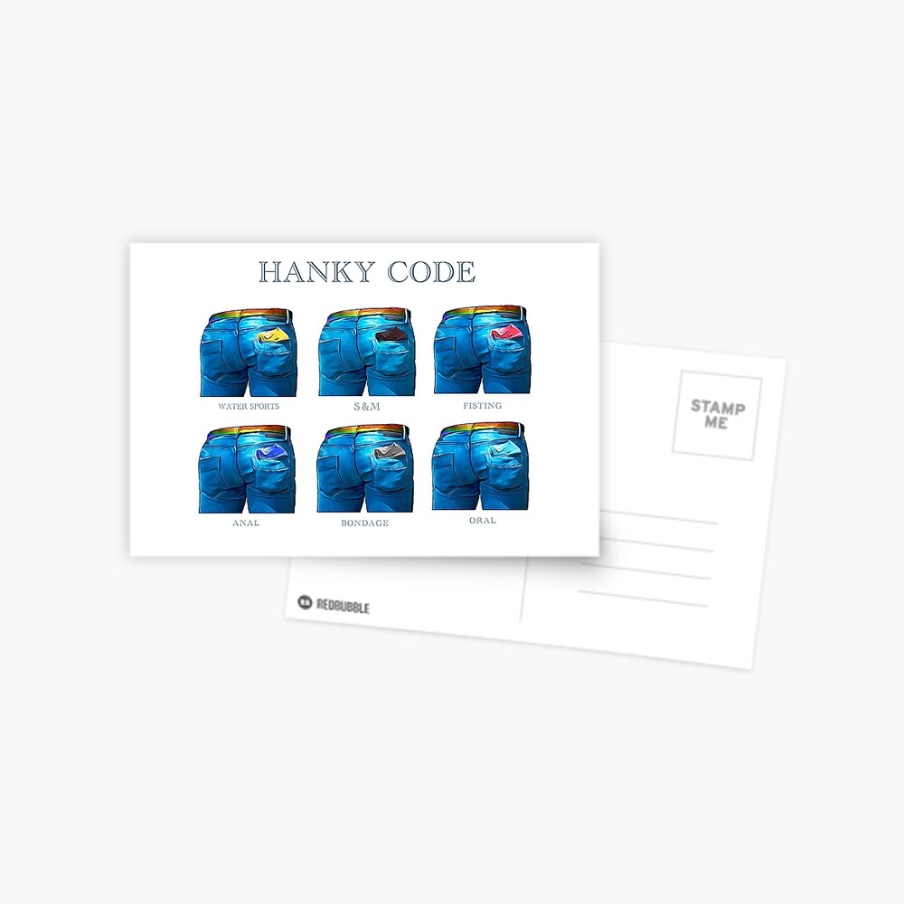Gay Hanky Color Guide Printable