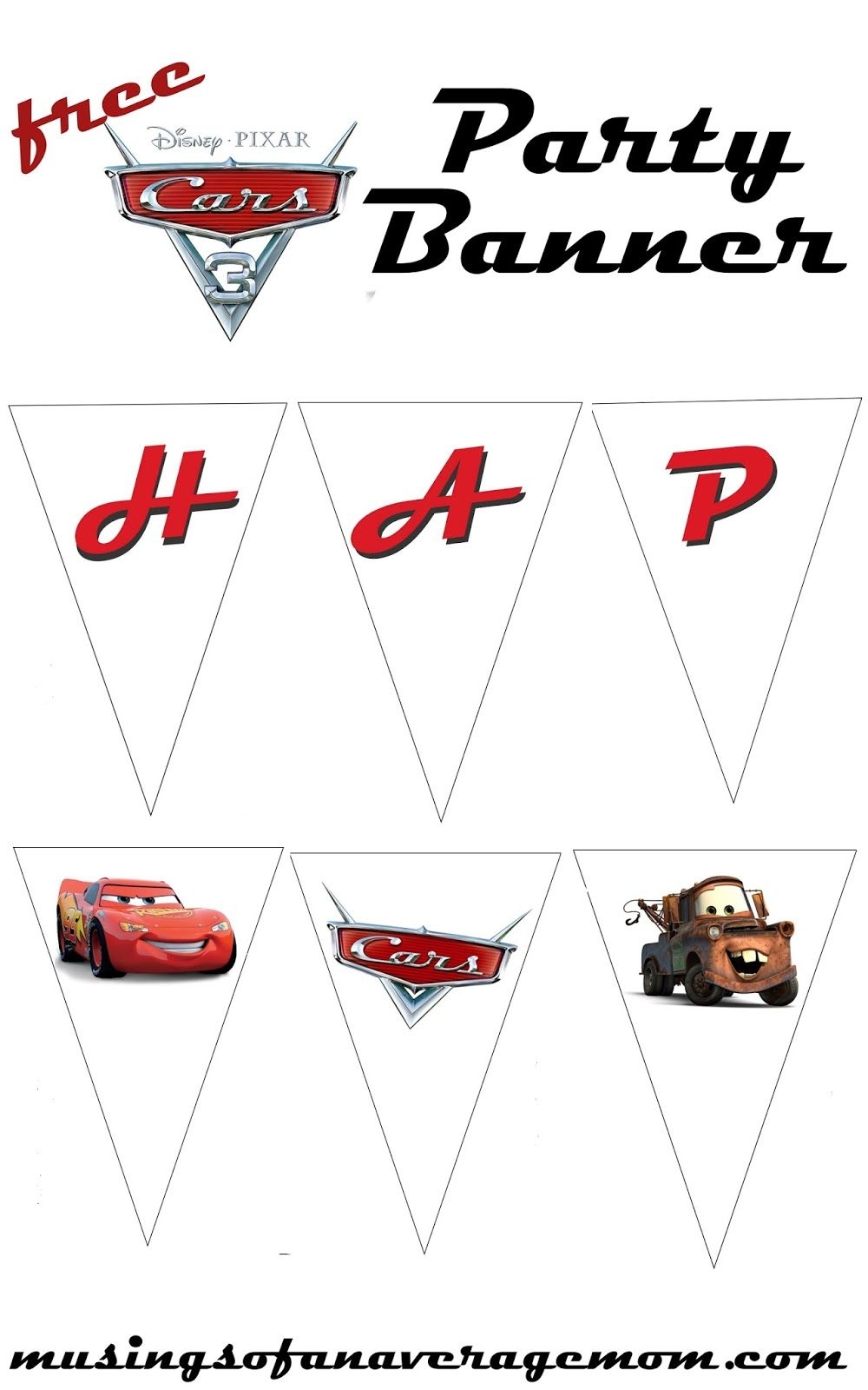 630 Cars Printables Ideas Cars Party Cars Birthday Cars Birthday Parties