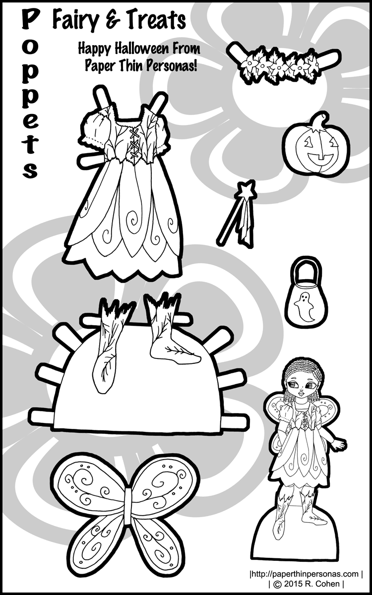 A Fairy Paper Doll Costume For Halloween Paper Thin Personas