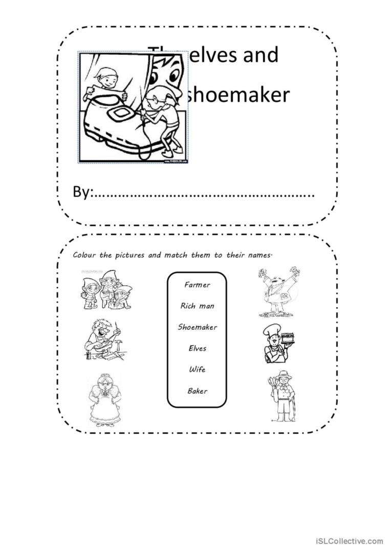 Activities Based On The Elves And Th English ESL Worksheets Pdf Doc