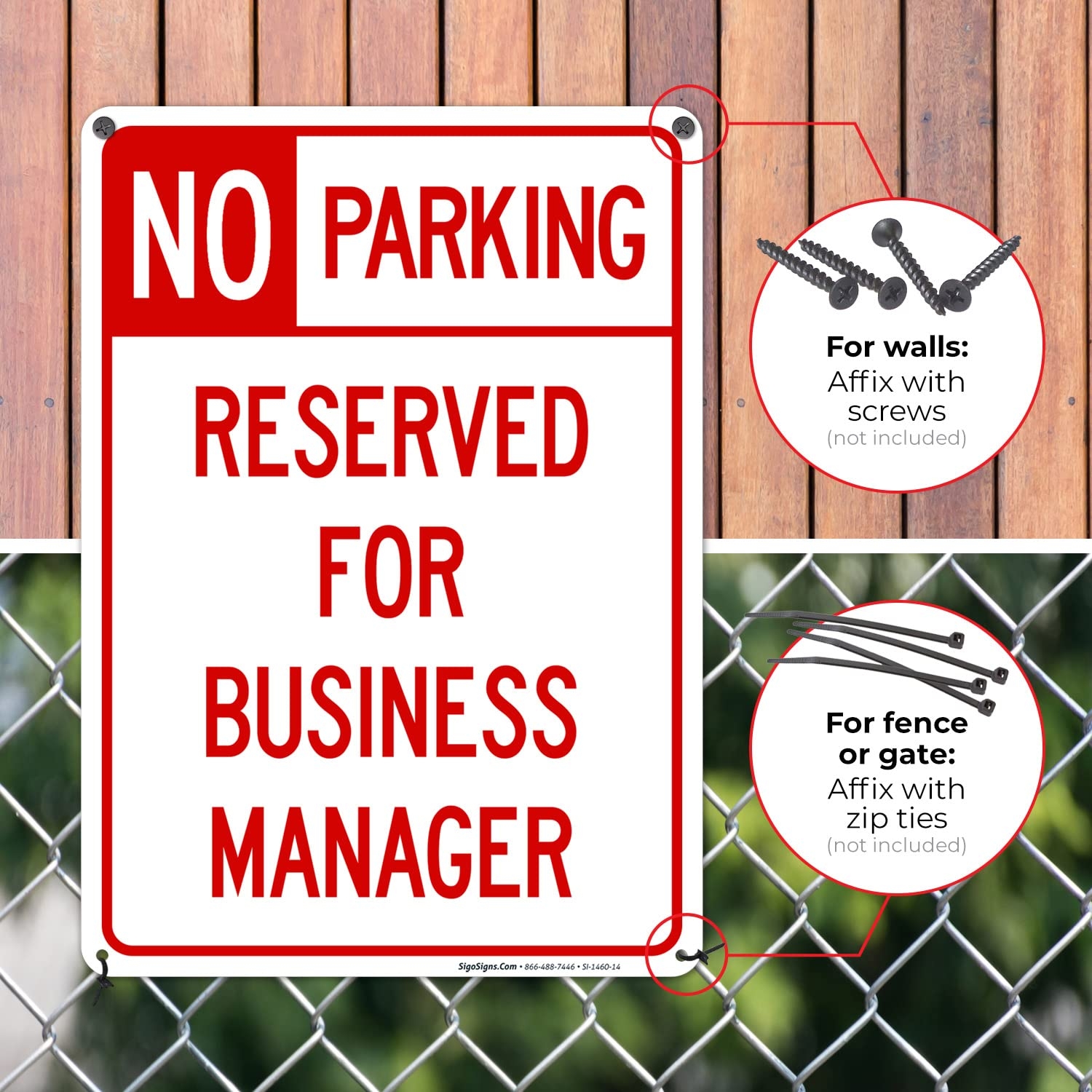 Reserved No Parking Sign Free Printable