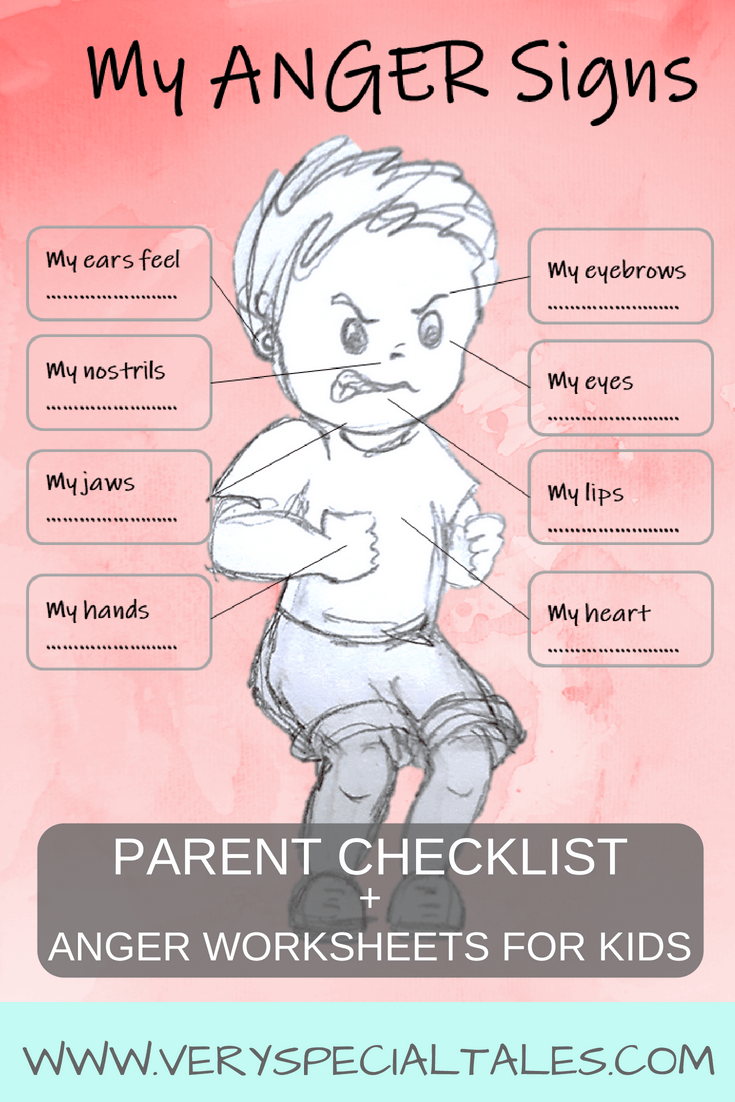 Anger Signs Free PDF How To Teach Kids About Their Signs Of Anger Worksheets Very Special Tales