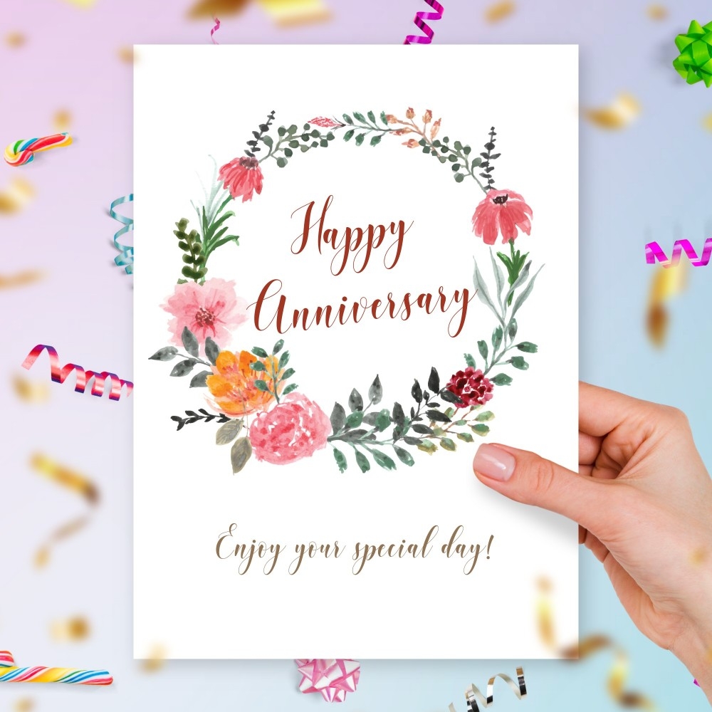Anniversary Cards Customize Download Or Print
