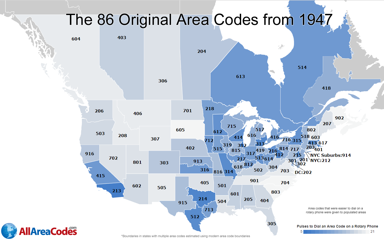 Area Code List Numerical Order Printable