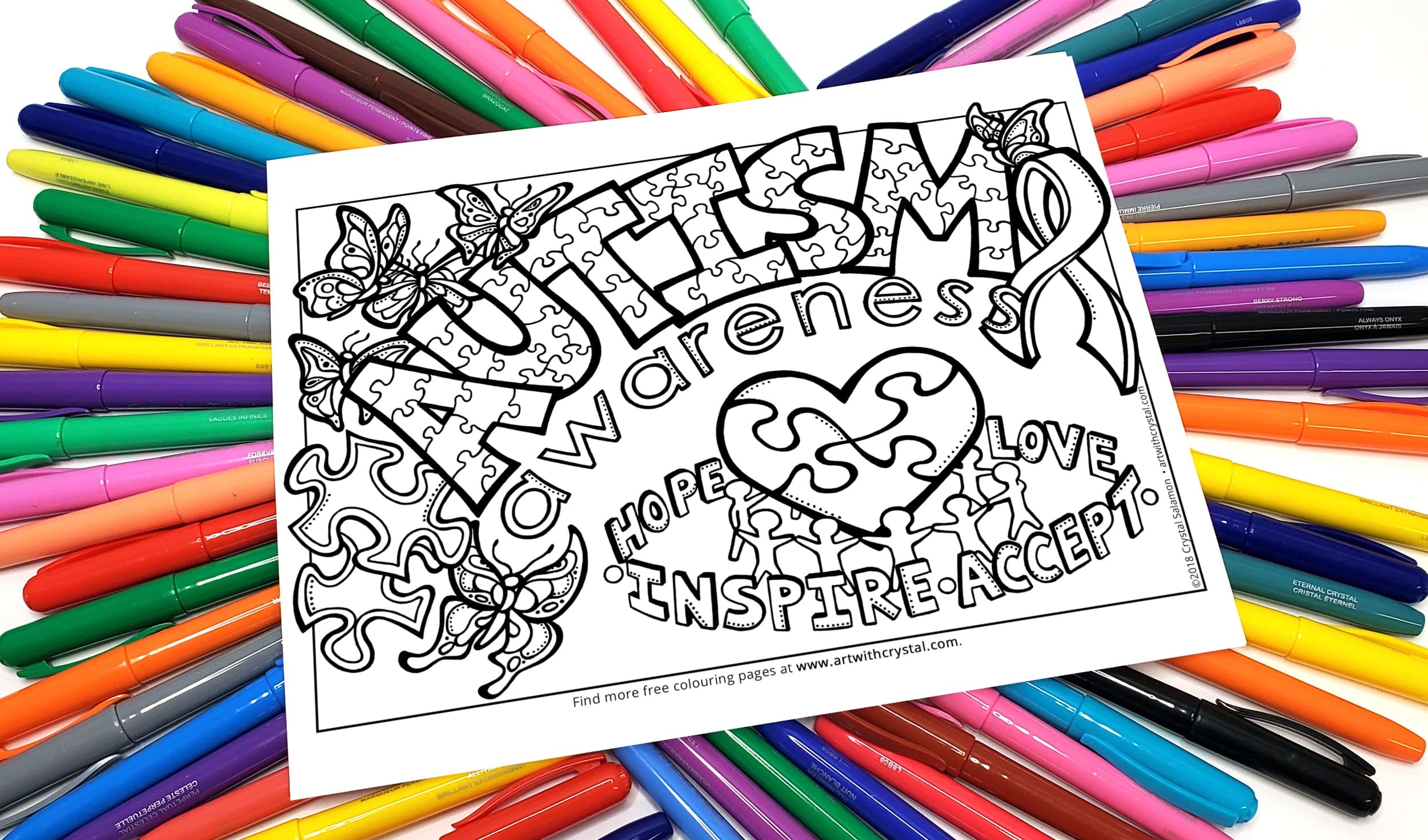 Free Printable Autism Coloring Pages