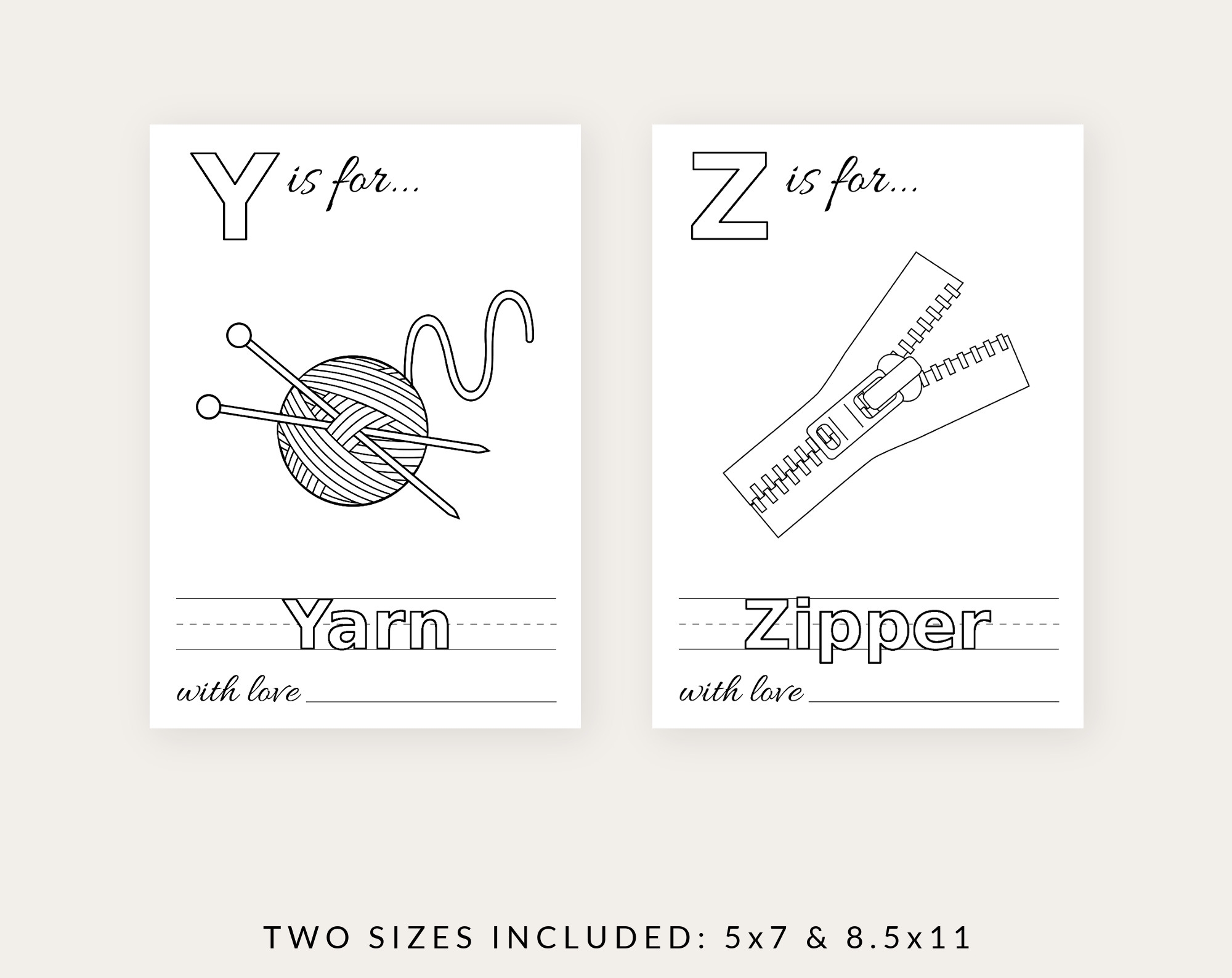 Free Printable Alphabet Coloring Pages For Baby Shower