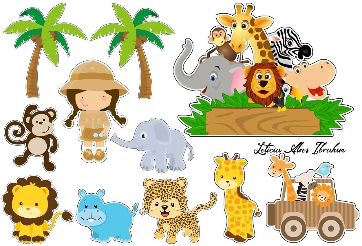 Baby Safari For Girls Free Printable Cake Toppers Oh My Baby 