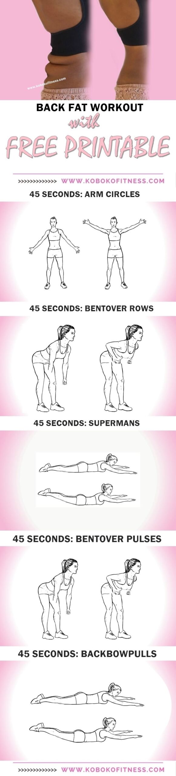 Printable Exercise For Arm And Back