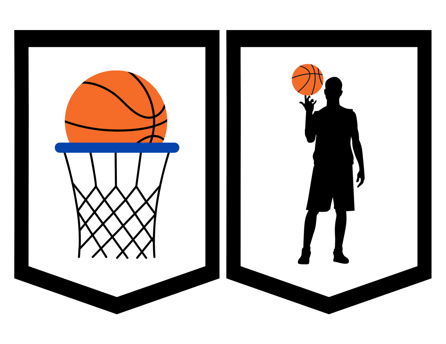 Free Printable Basketball Birthday Banner