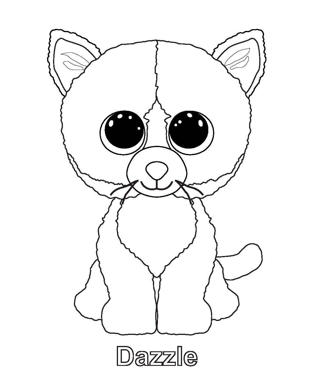 Beanie Boo Coloring Pages Printable Coloring Pages FREE