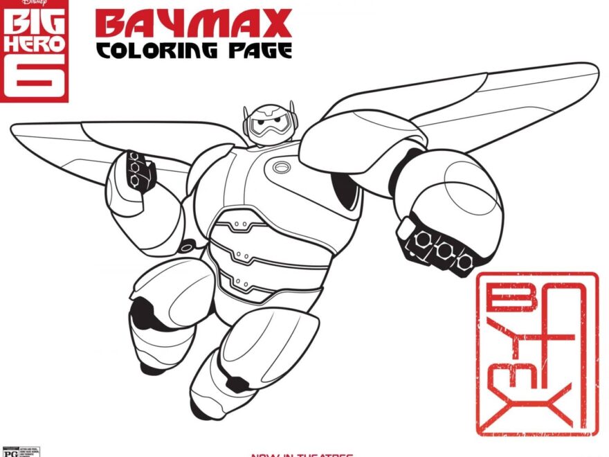 BIG HERO 6 Coloring Pages Activity Sheets And Printables