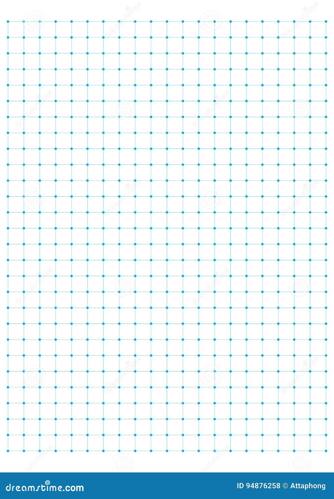 Blue Full Page Centimeter Dot Paper Vector Stock Vector Illustration Of Page Vector 94876258