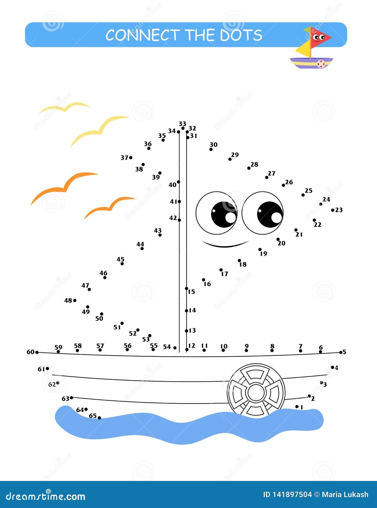 Connect The Dots Printable Ships