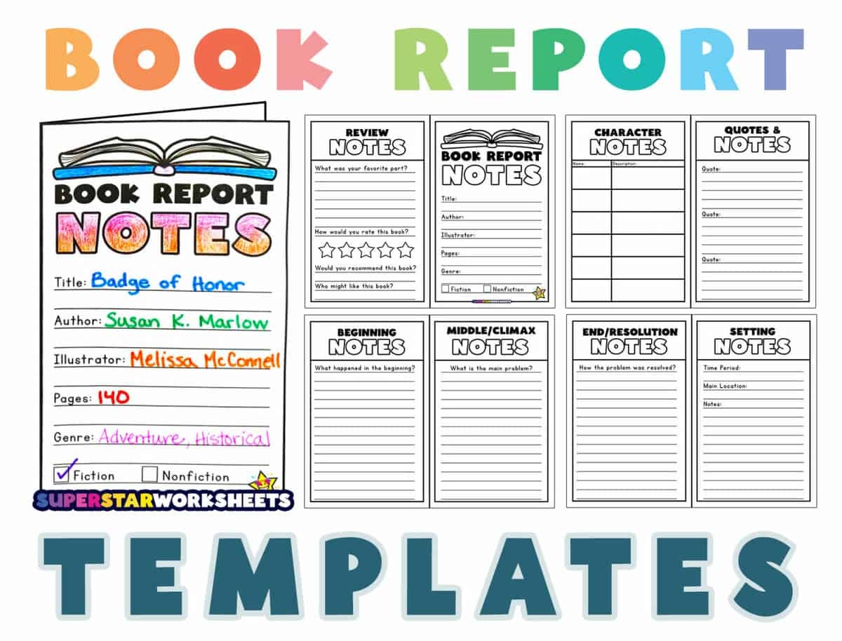Free Printable Book Report Forms
