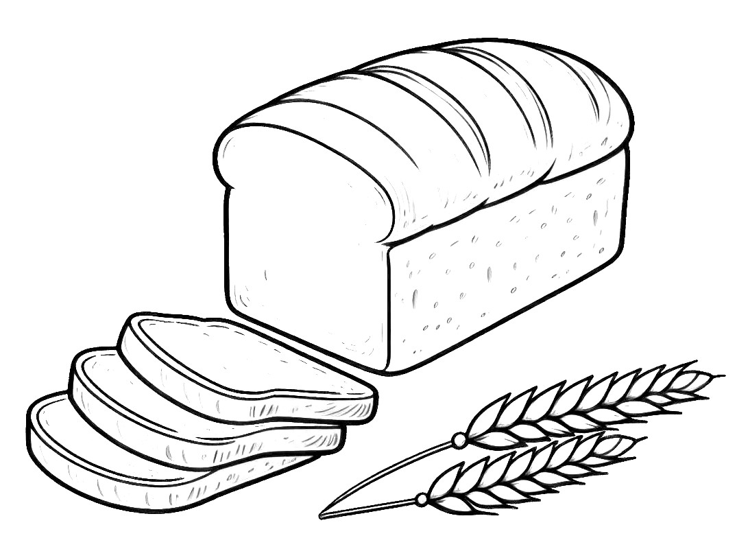 Bread Coloring Pages 12 Free Printable Sheets
