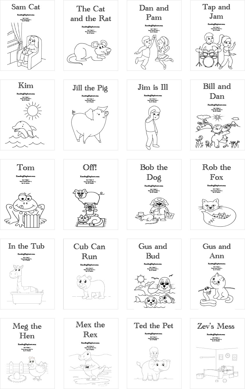 Printable Books For 1St Graders