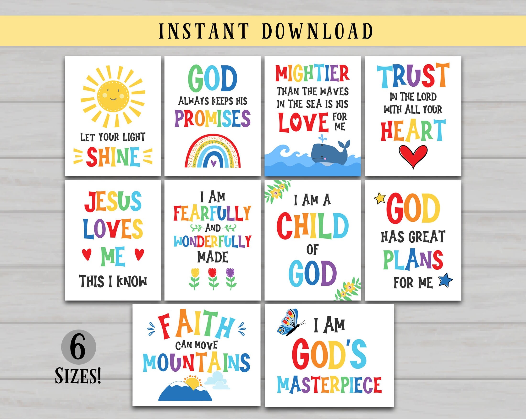 Bible Verses For Kids Printable