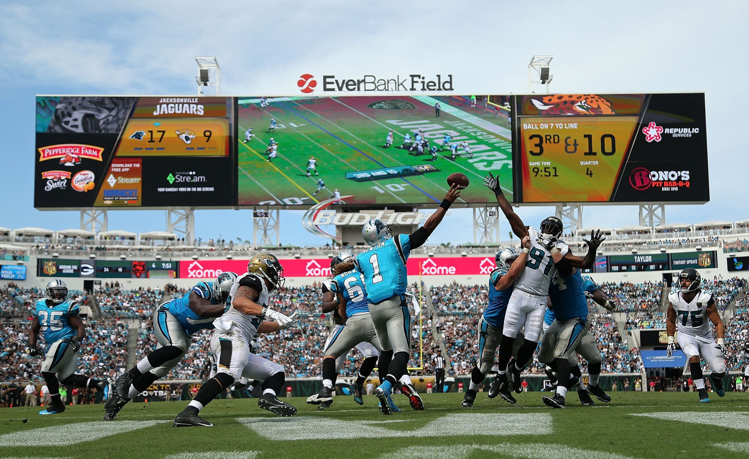 Carolina Panthers 2025 Official Regular Season Schedule